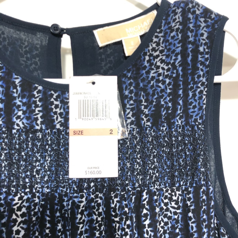 Michael kors sleeveless chiffon floral dress - Picture 9 of 9